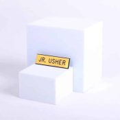 Junior Usher Engraved Plastic Badge