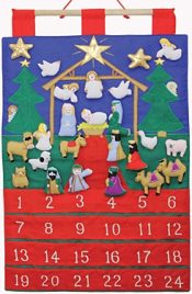 Tidings Of Joy Fabric Advent Calendar