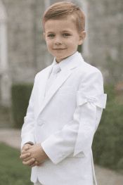 Boys Satin First Communion Armband with Irish Celtic Cross