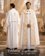 Clergy Cope and Humeral Veil Set