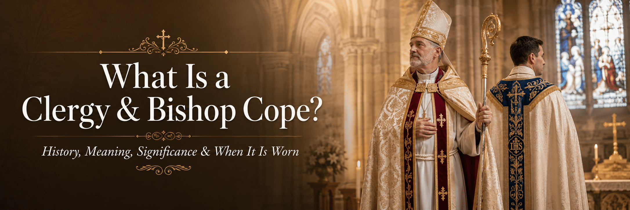 What Is a Clergy or Bishop Cope? History, Meaning & When It Is Worn
