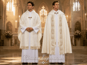 Chartres Clergy Cope and Humeral Veil Set